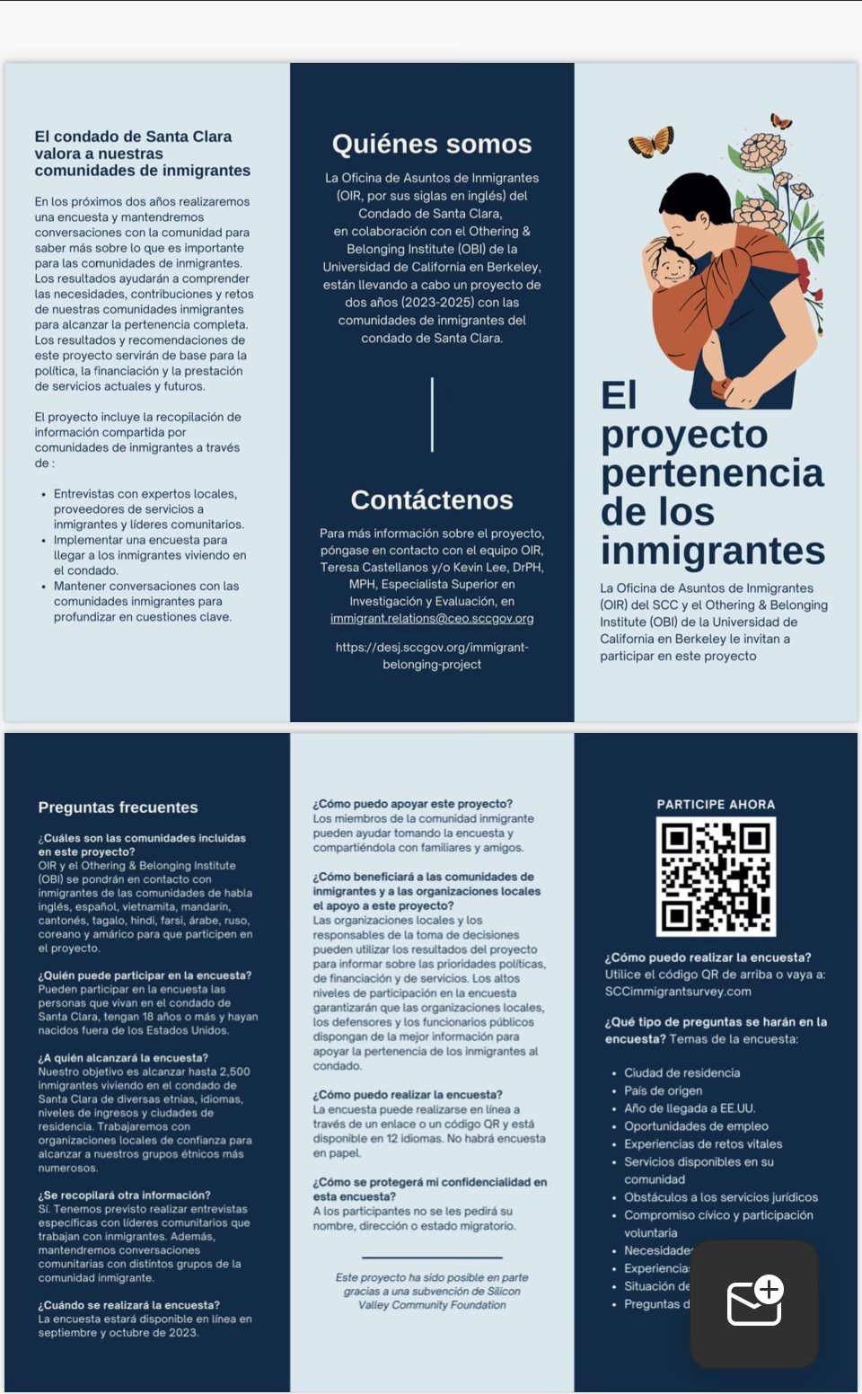 el proyecto pertenencia de los inmigrantes_span
